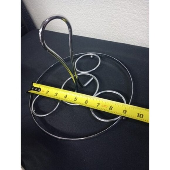 Dorothy Thorpe  Style 3 Compartment Compote Dishes With Caddy - Picture 7 of 9